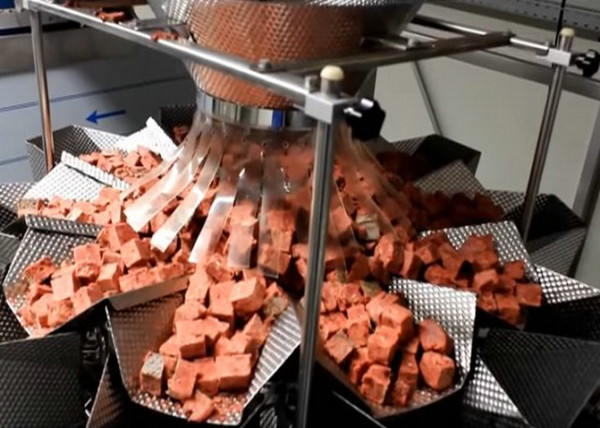 Frozen Food Automated Production Systems With VFFS / Case Packer / Robots Machine
